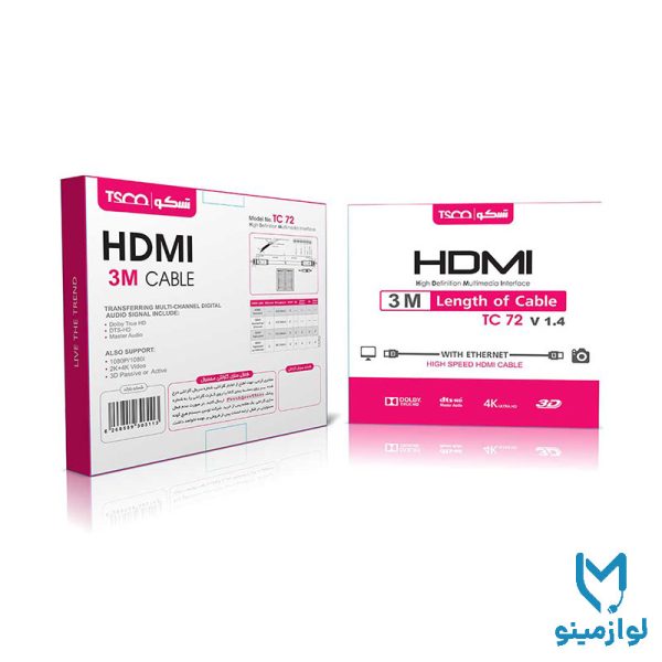 کابل تسکو مدل HDMI TC 72